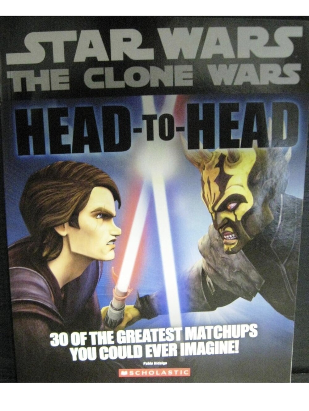Scholastic Star Wars The Clone Wars Head-to-Head – Blue, Black, Yellow Cover